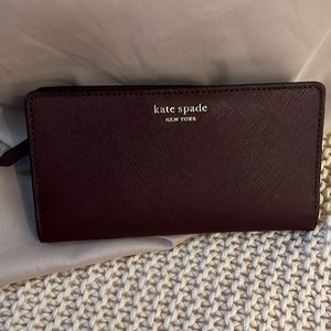 Kate Spade maroon wallet